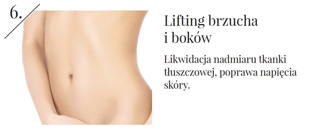 lifting brzucha i boków lublin